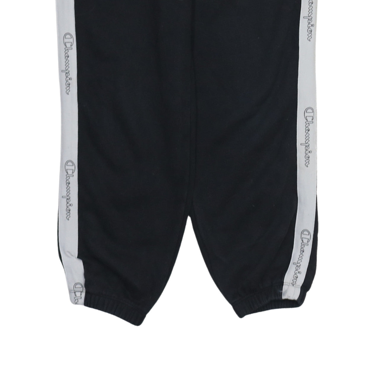 Champion Mens Black Small Logo Tape Fleece Sweatpants