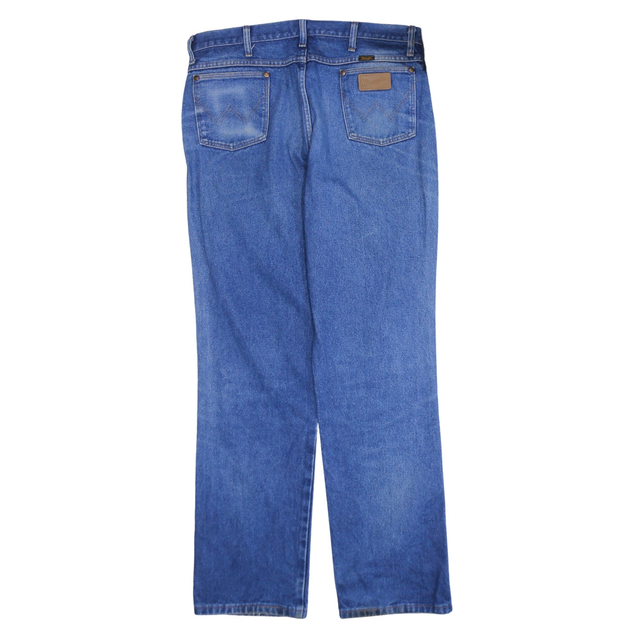 Wrangler Men Blue 38 x 34 Straight Leg Denim Jeans