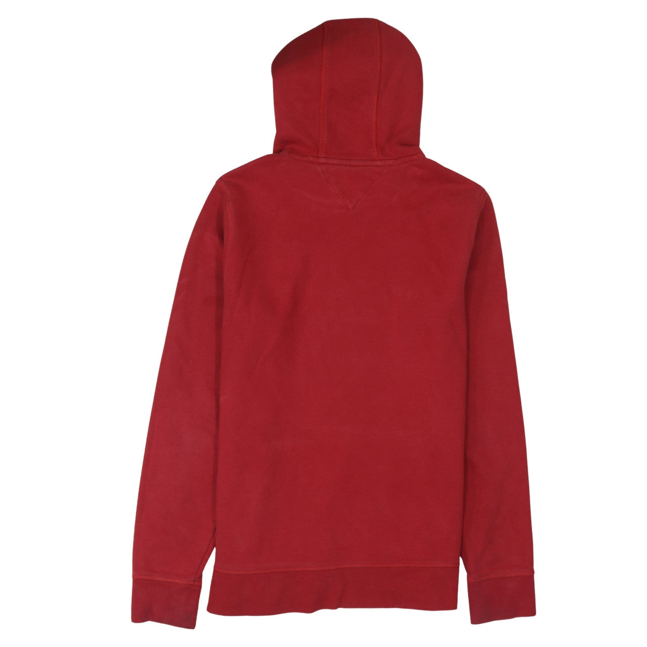 Tommy Hilfiger Men's Red XL Pullover Hoodie Logo Cotton Blend