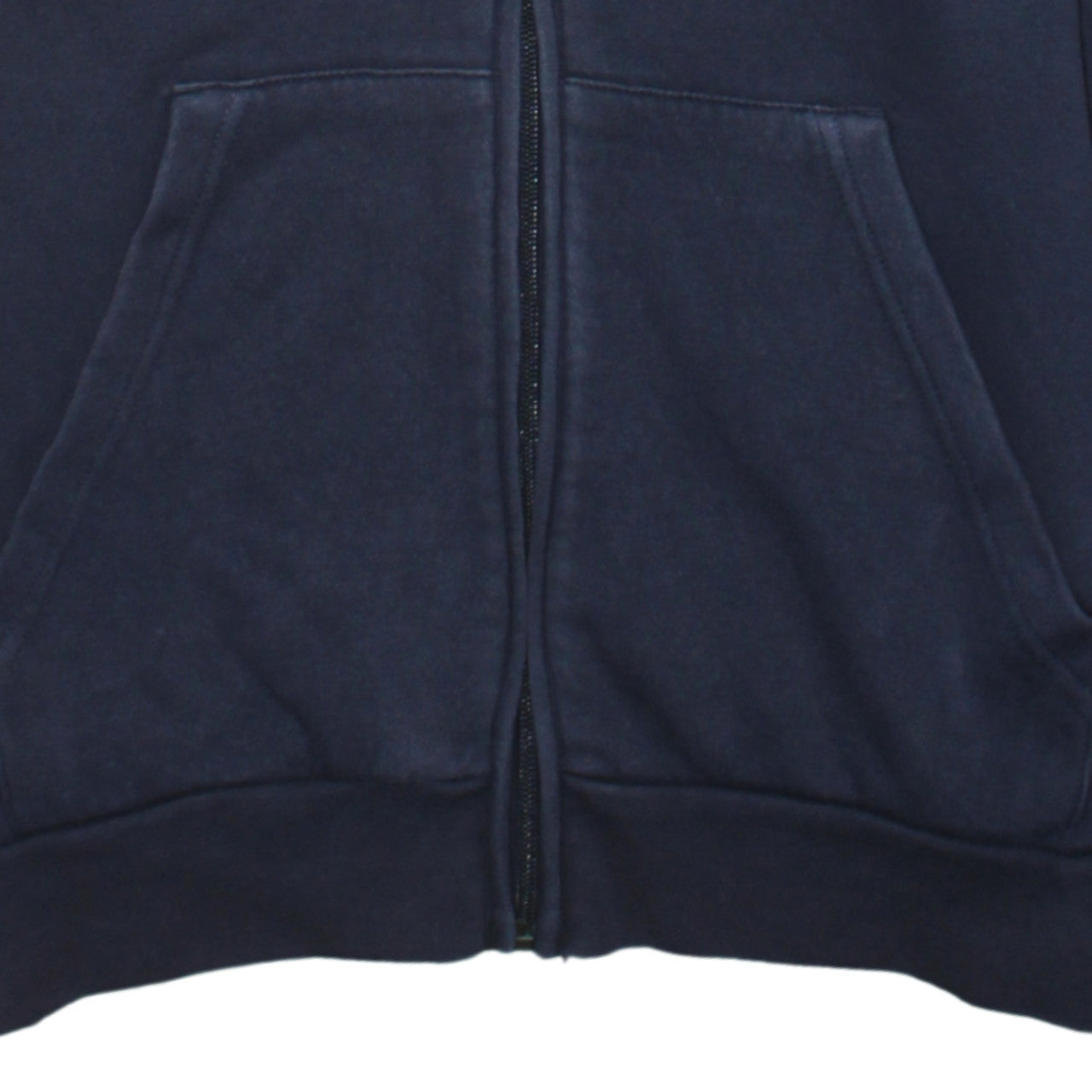 Adidas Boys Navy Blue Full Zip Hoodie Age 13-14 Years Lined Sportswear