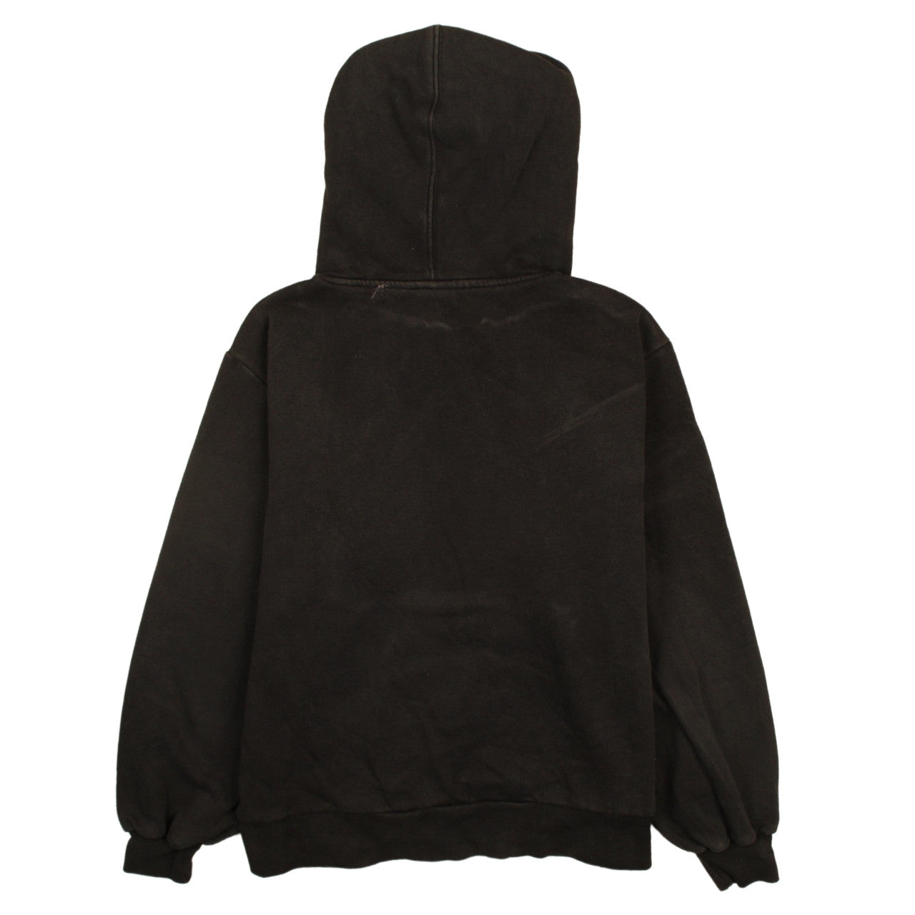 Adidas Womens Black Pullover Hoodie UK 8 Relaxed Fit Cotton Blend