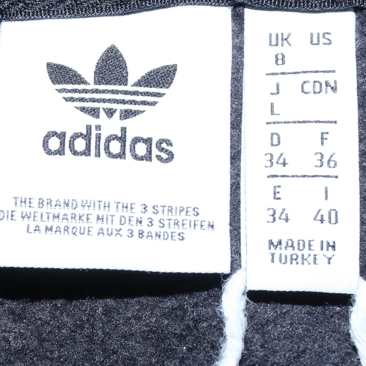 Adidas Womens Black Pullover Hoodie UK 8 Relaxed Fit Cotton Blend