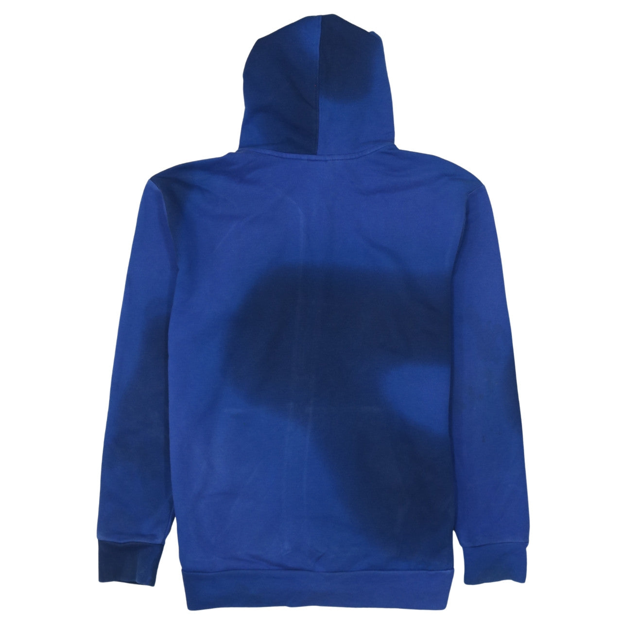 Adidas Boys Blue Full Zip Hoodie 14 Years Cotton Blend Sportswear
