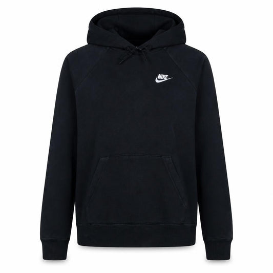 Nike Womens Black XS Pullover Hoodie with Logo Design
