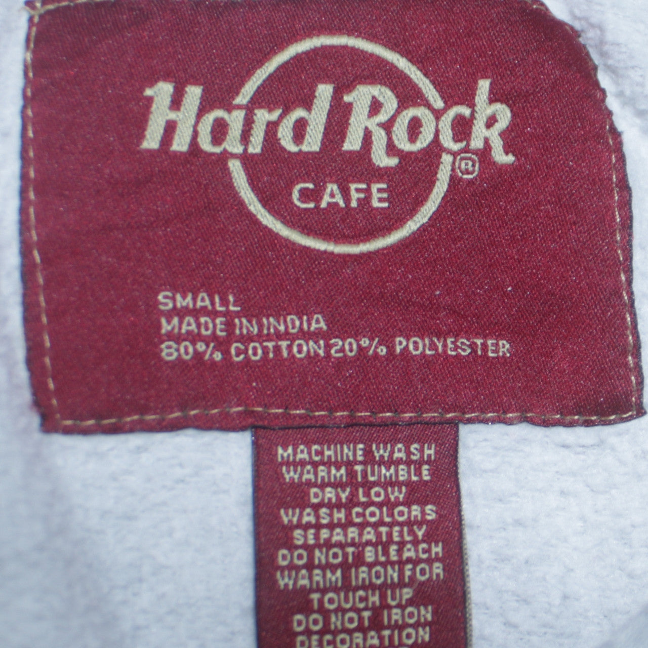 Hard Rock Cafe Barcelona Women's Grey Pullover Hoodie Small Cotton Blend