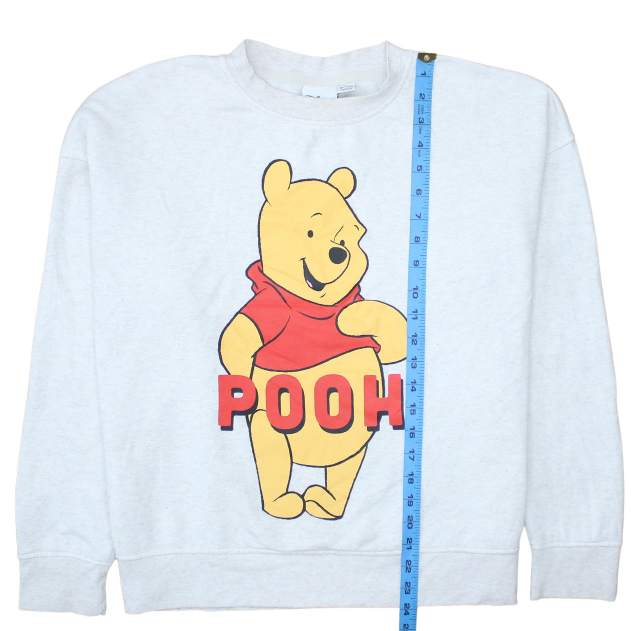 Disney Primark Women Grey Sweatshirt Small Winnie the Pooh Print