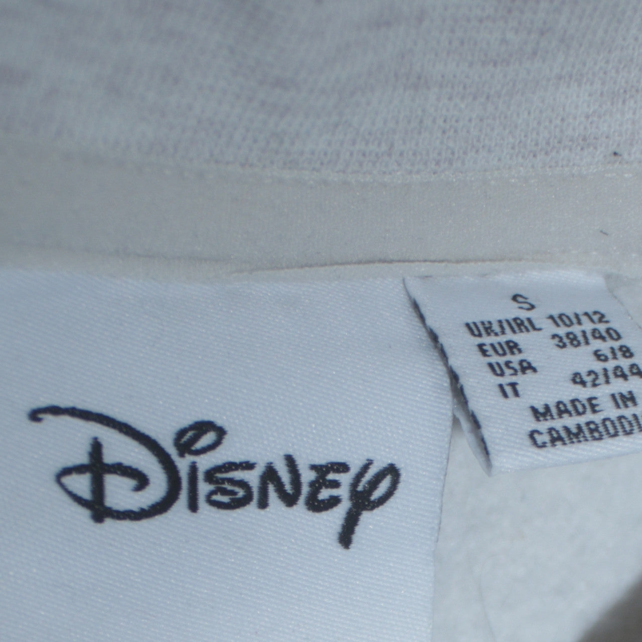 Disney Primark Women Grey Sweatshirt Small Winnie the Pooh Print
