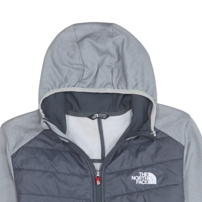 Additional view of The North Face boys’ grey hooded full zip puffer jacket 18-20 years