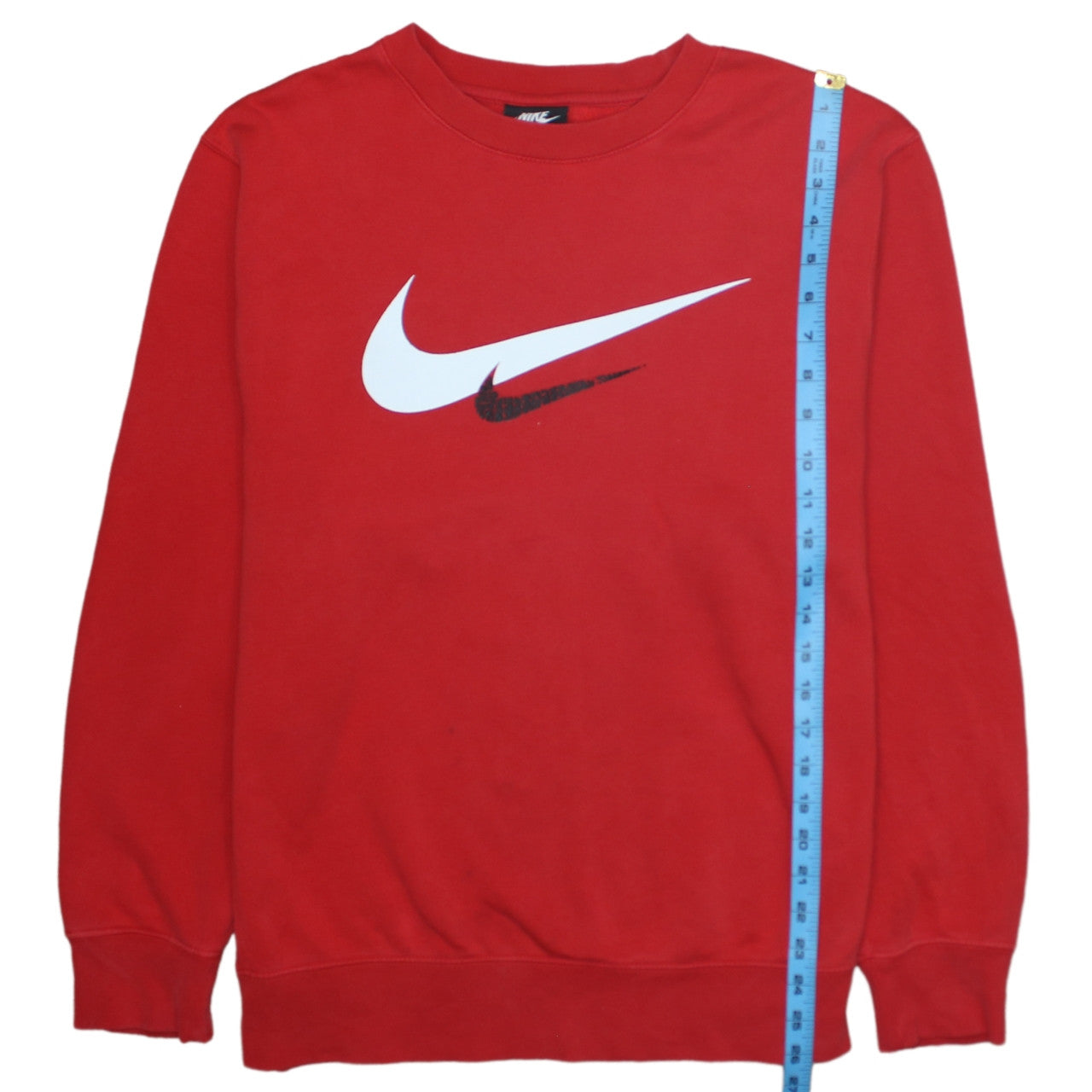 Nike Men's Red Crew Neck Pullover Sweatshirt Size S