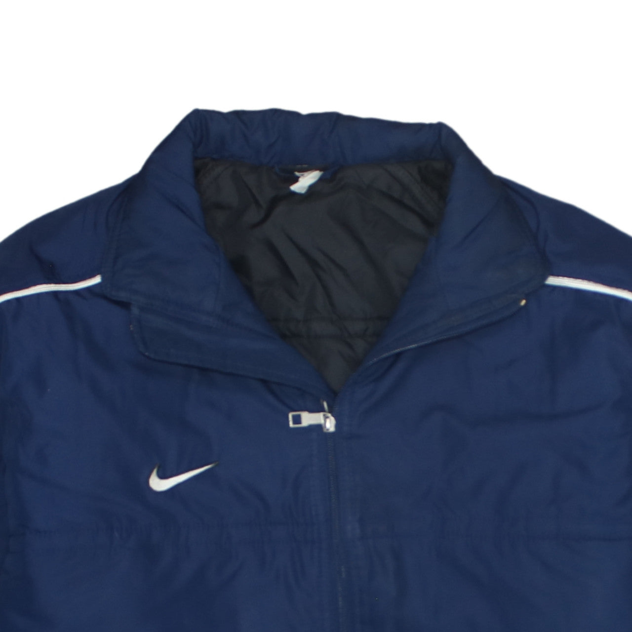 Nike Men’s Blue Full Zip Puffer Jacket Size M Regular Fit