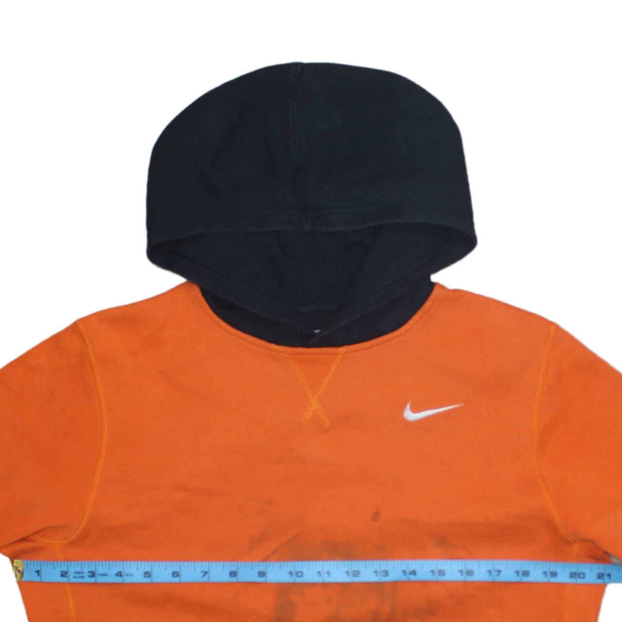 Nike Boys Orange Pullover Hoodie XL (13-15 Years) Hooded Sweatshirt