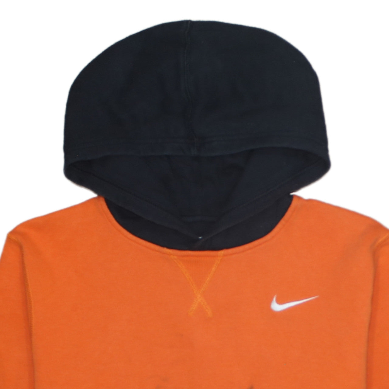 Nike Boys Orange Pullover Hoodie XL (13-15 Years) Hooded Sweatshirt