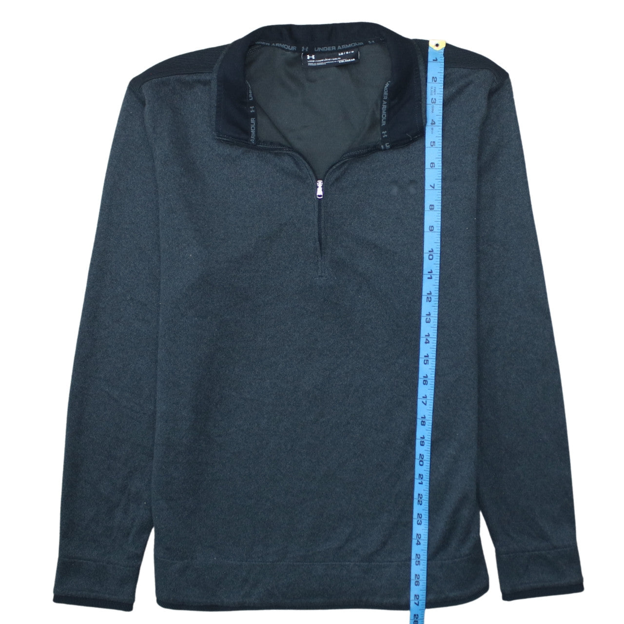 Under Armour Men’s Grey 1/4 Zip ColdGear Sweatshirt Size L
