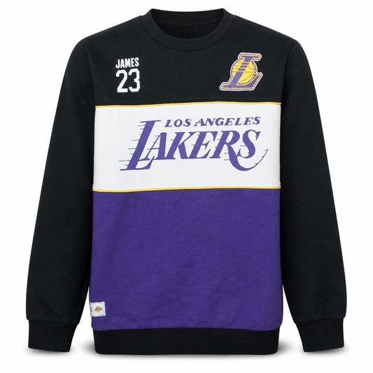 Primark NBA Men's Multicoloured XL Pullover Lakers Sweatshirt