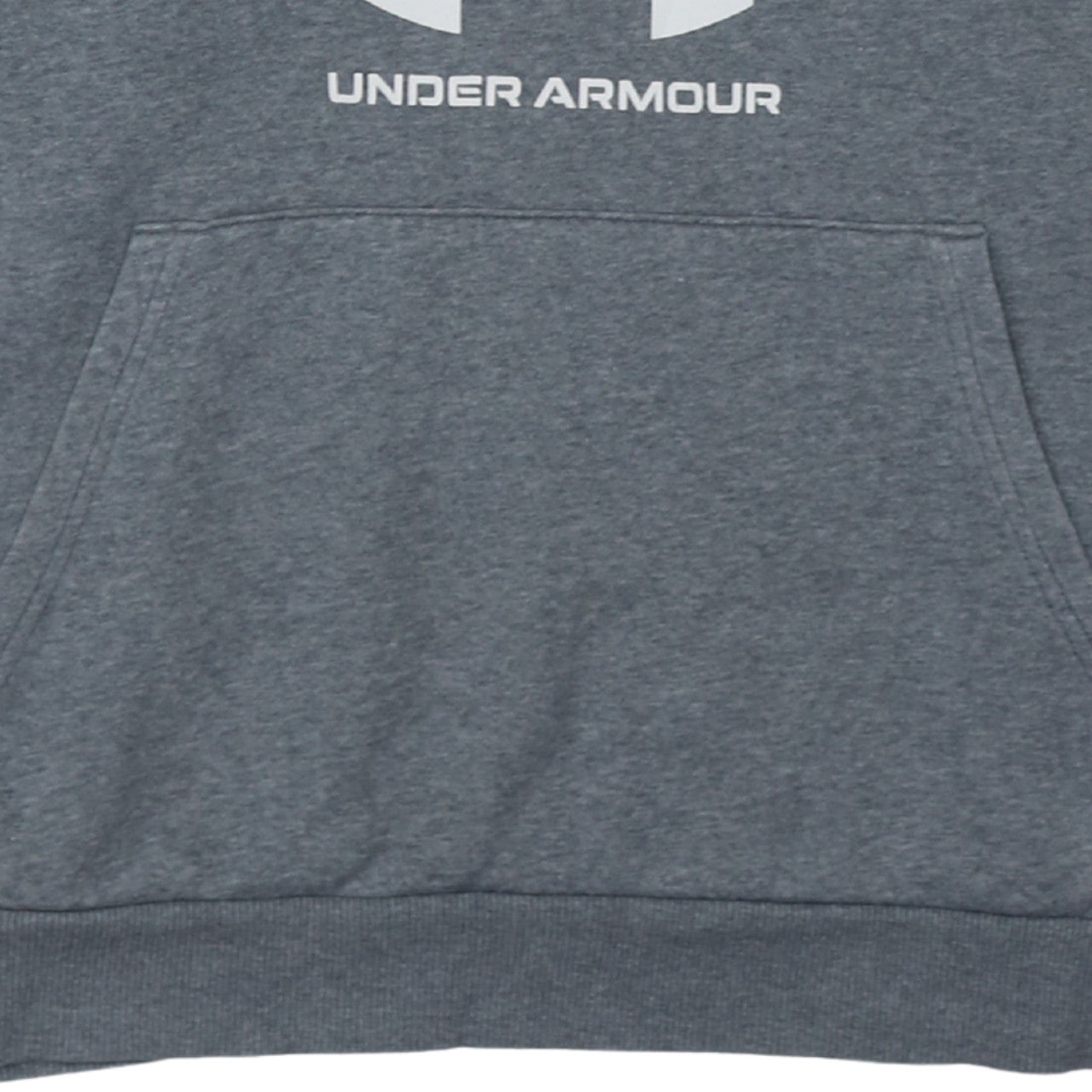 Under Armour Men’s Grey Pullover Hoodie Small Relaxed Fit Sportswear