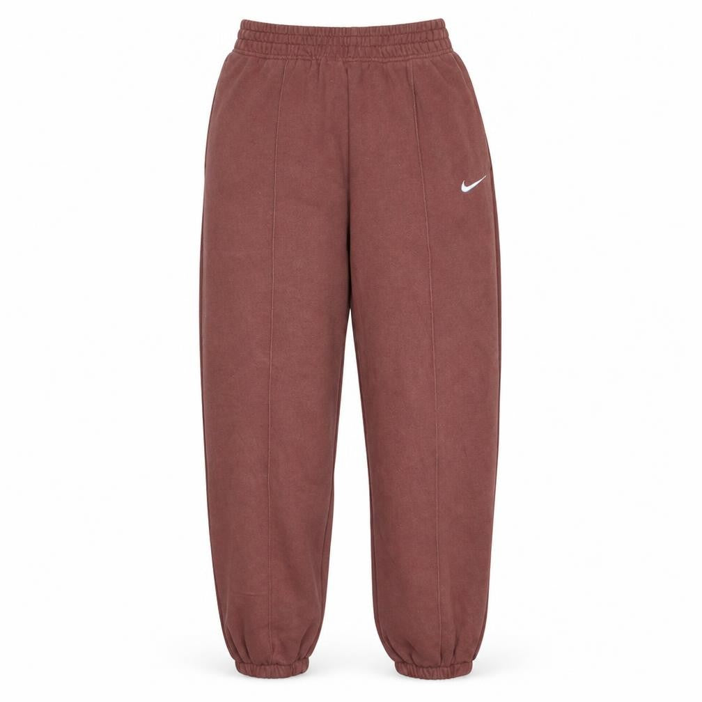 Nike Women Brown Jogger Sweatpants S Elastic Waist Cotton Blend