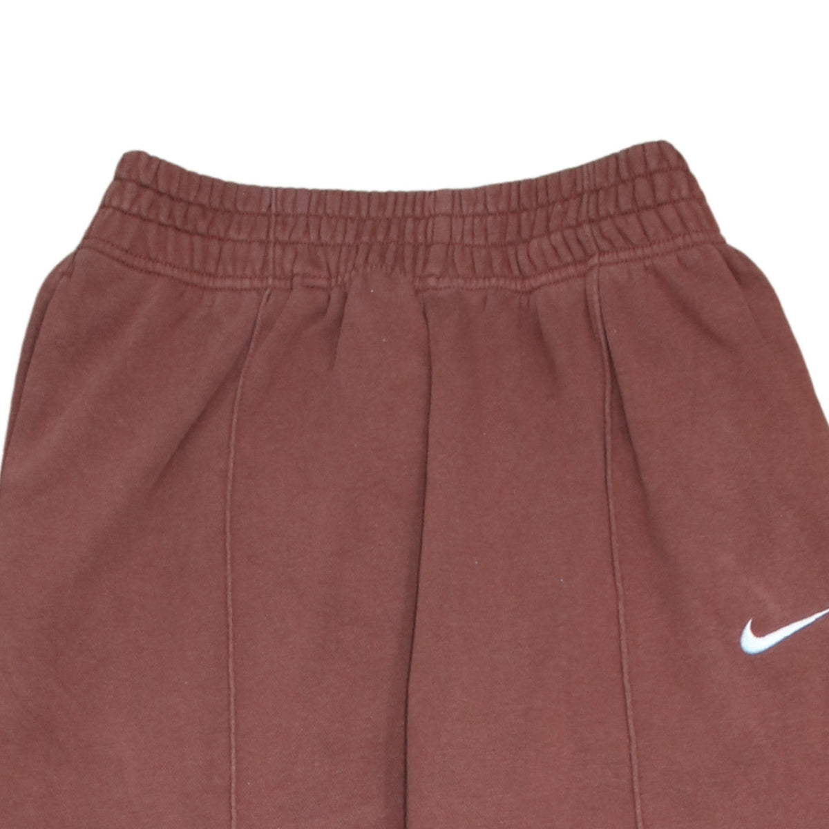 Nike Women Brown Jogger Sweatpants S Elastic Waist Cotton Blend
