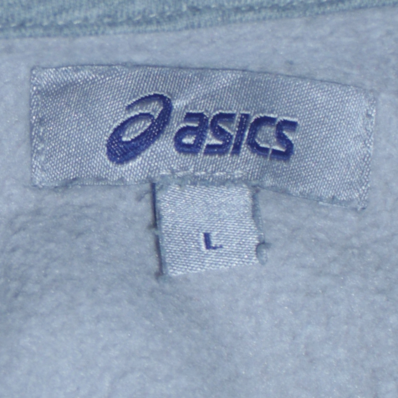 Asics Men Grey Full Zip Hoodie L Lightweight Sportswear