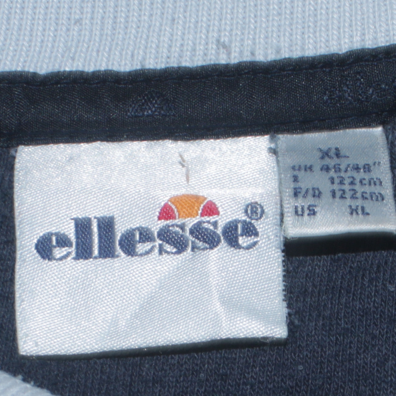 Ellesse Mens Blue XL Pullover Sweatshirt Crew Neck Vintage Sportswear