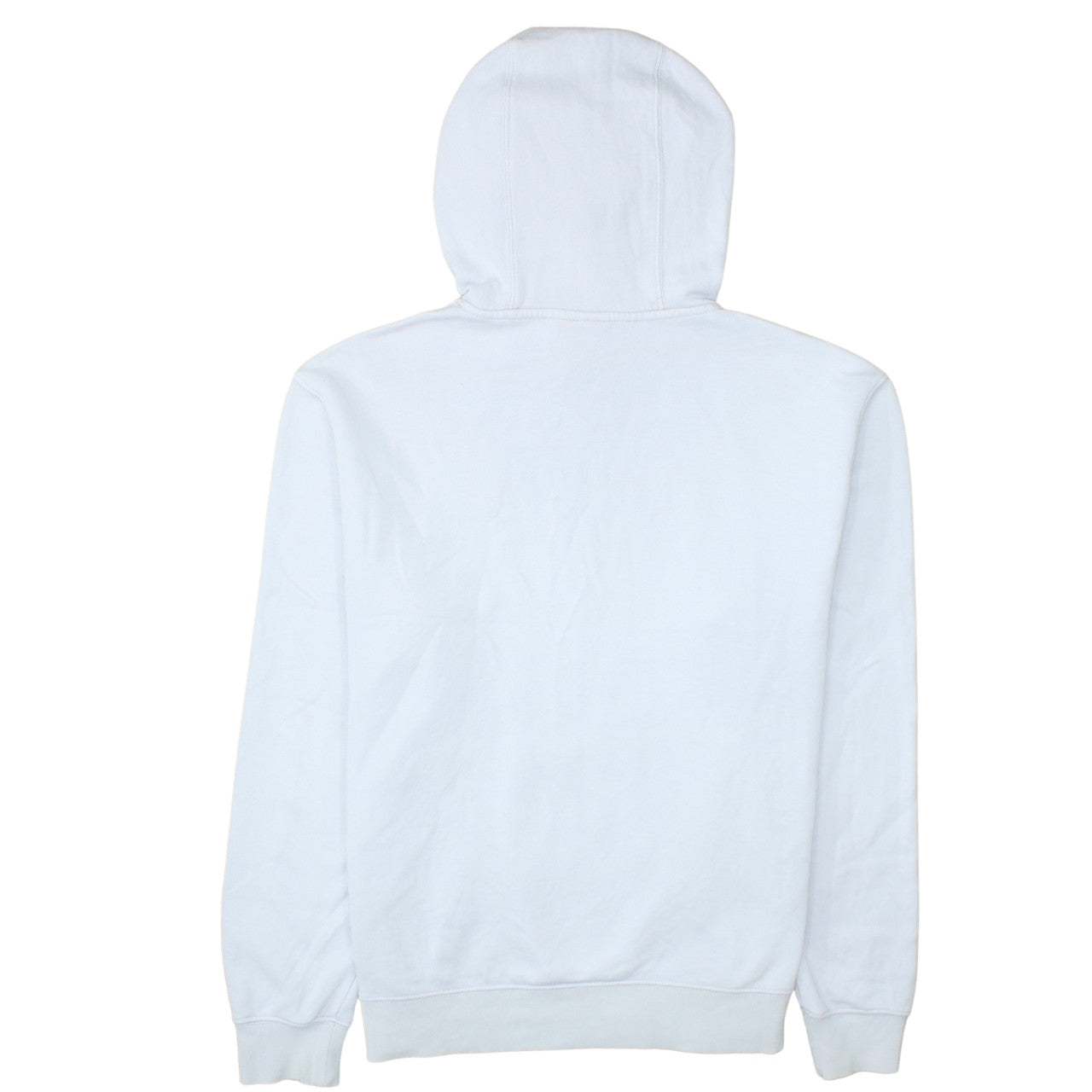 Nike Men's White Pullover Hoodie M Fleece Regular Fit
