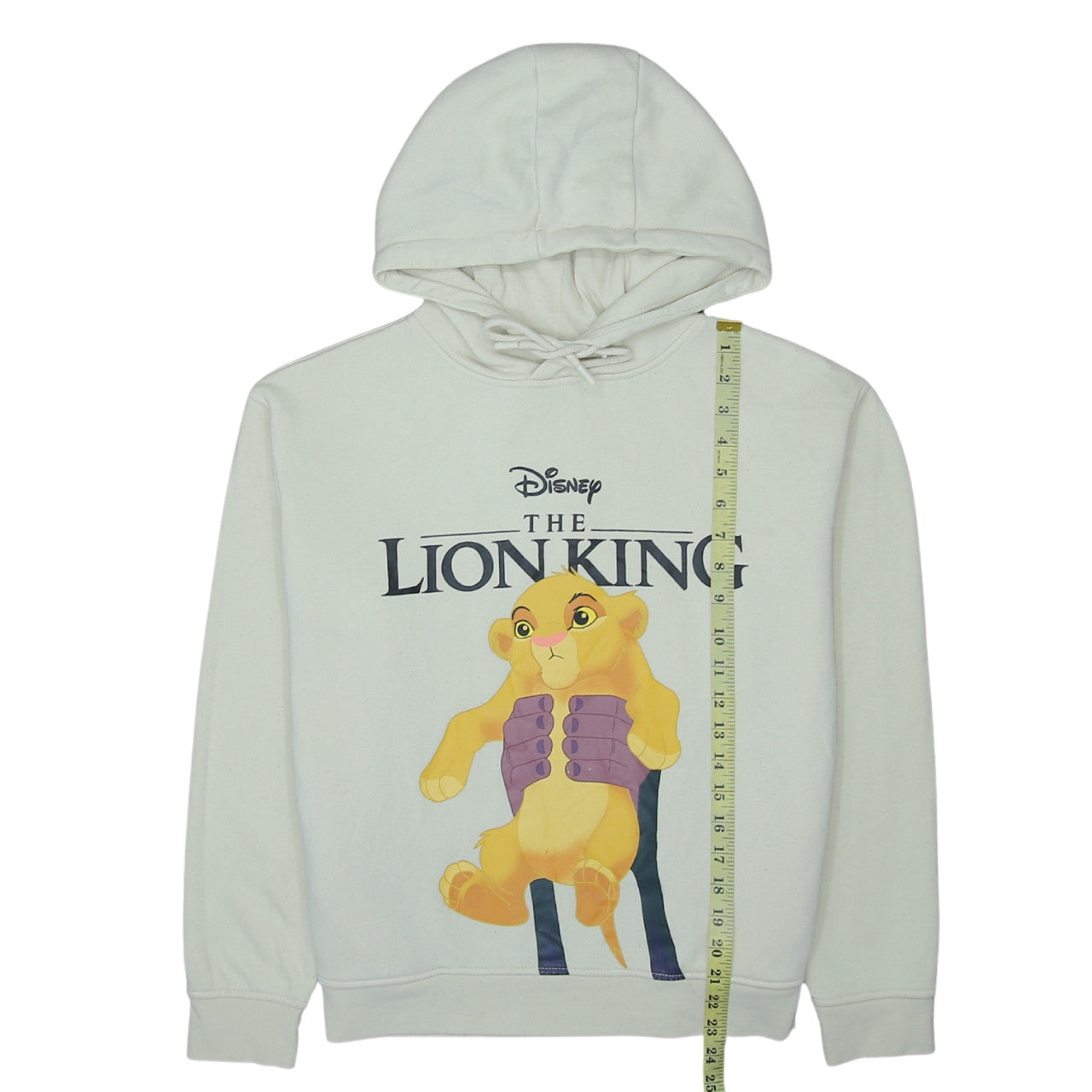 Disney Women's White The Lion King Pullover Hoodie Size S