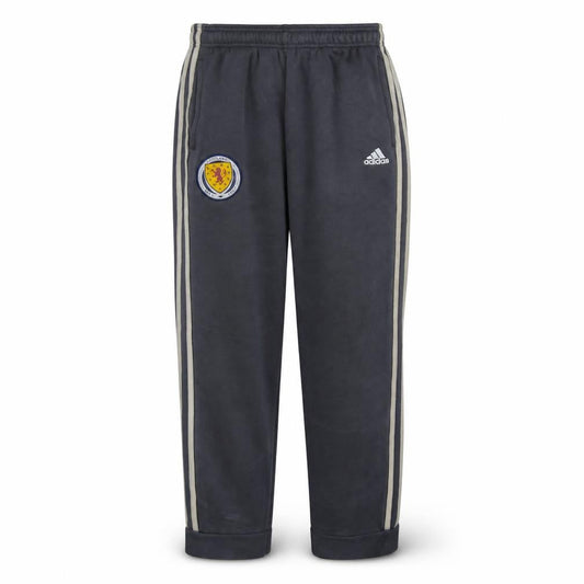 Front view of Adidas Men’s Grey Scotland Football Sweatpants Small Regular Fit