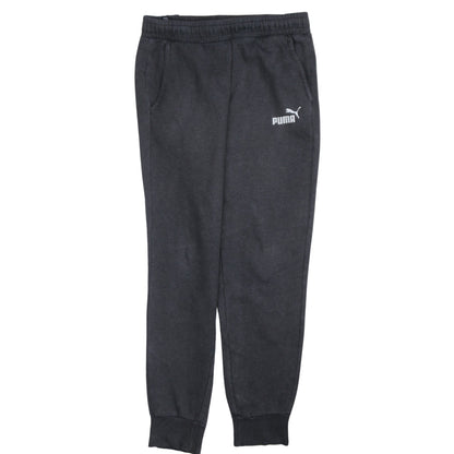 Additional front view of Puma Men's Black Jogger Sweatpants M Regular Fit