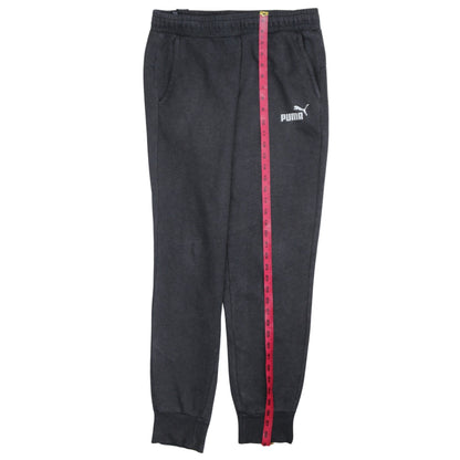 Back view of Puma Men's Black Jogger Sweatpants M Regular Fit