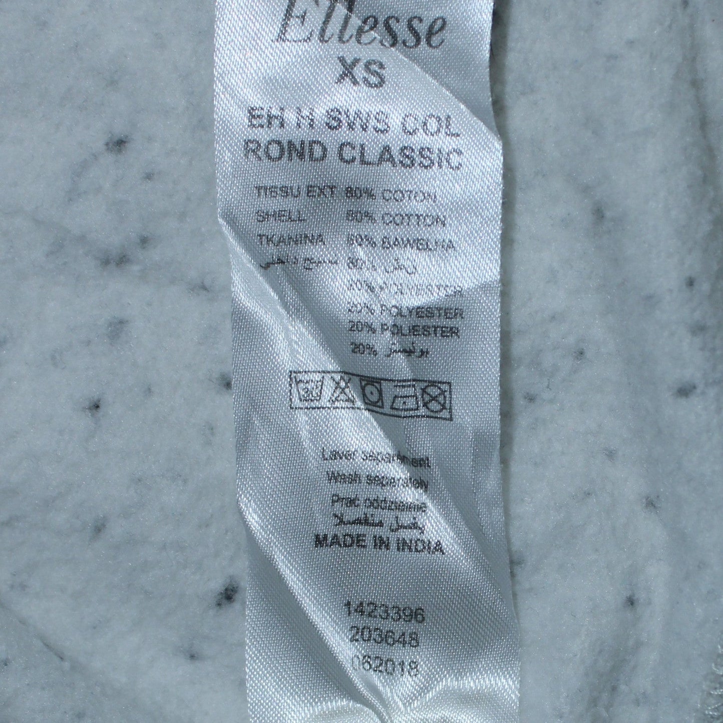 Ellesse Men’s Grey XS Crew Neck Pullover Sweatshirt