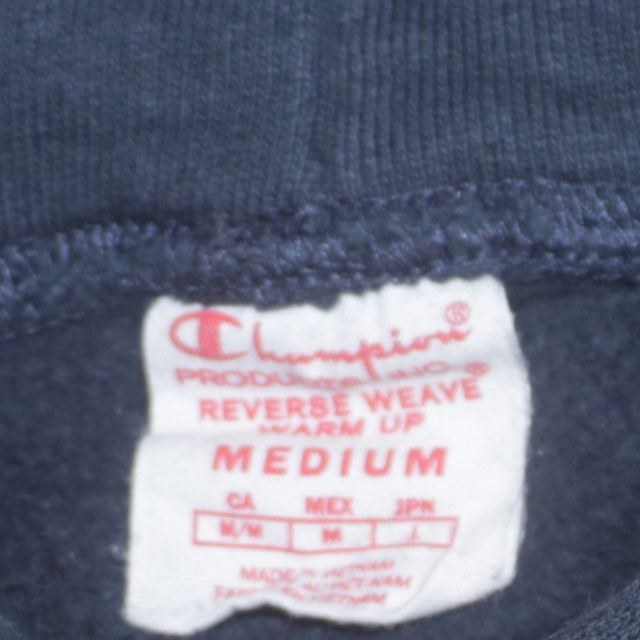 Champion Men's Blue Reverse Weave Pullover Hoodie Medium