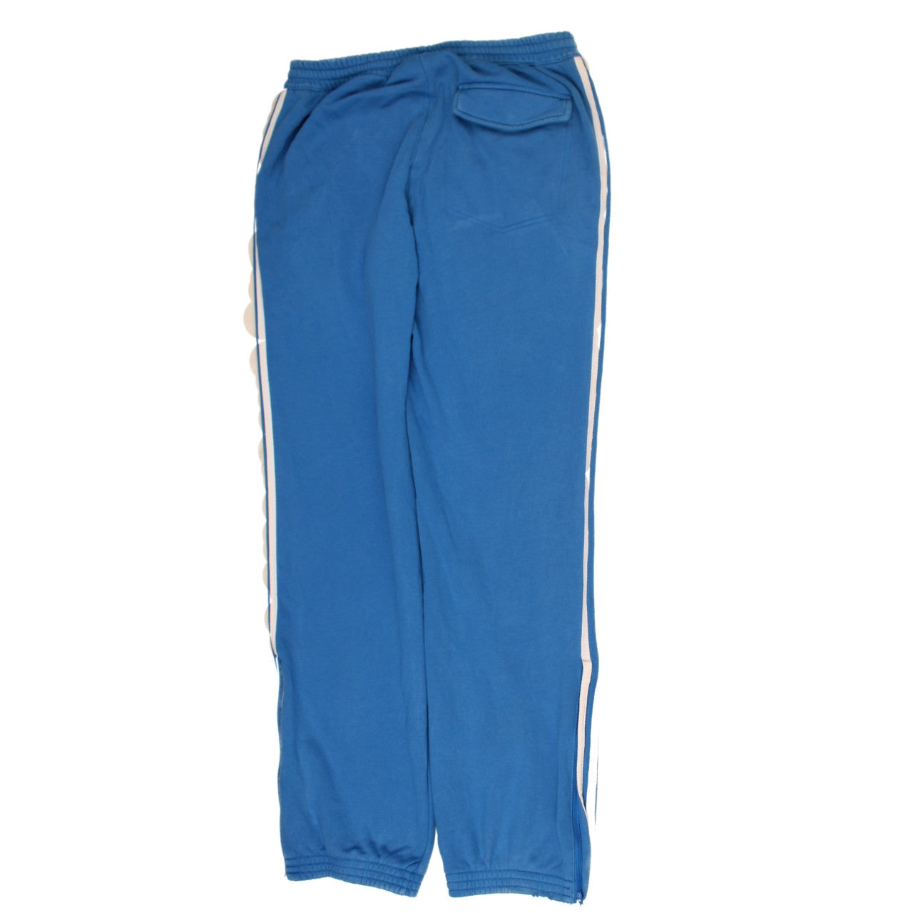 adidas Men's Blue Sweatpants M Striped Logo Casual Trousers