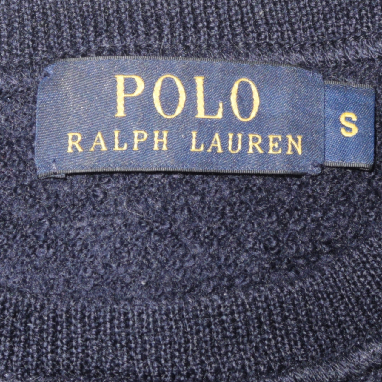 Polo Ralph Lauren Men's Black Merino Wool Crew Neck Jumper S