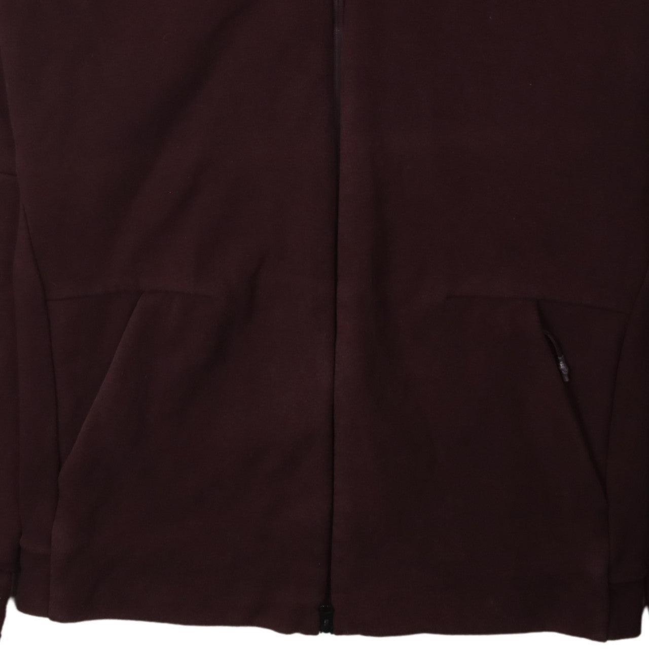Adidas Men's Brown Full Zip Hoodie Size M Regular Fit