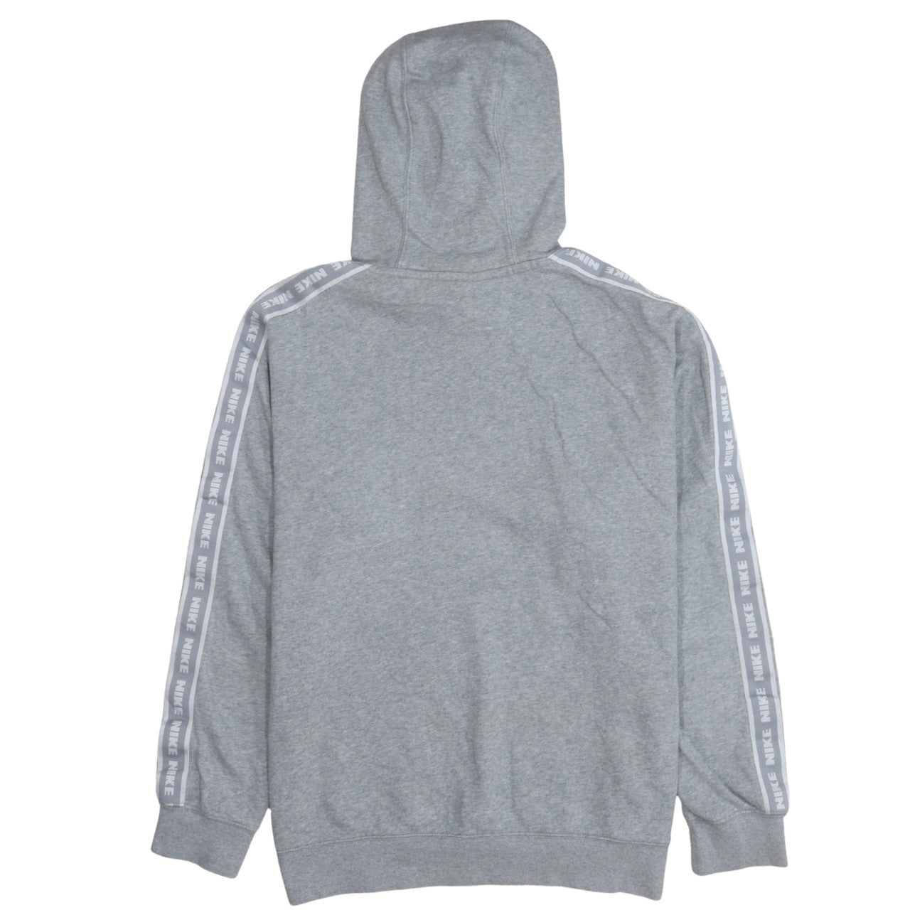 Nike Men's Grey L Pullover Hoodie Sports Fleece Sweatshirt