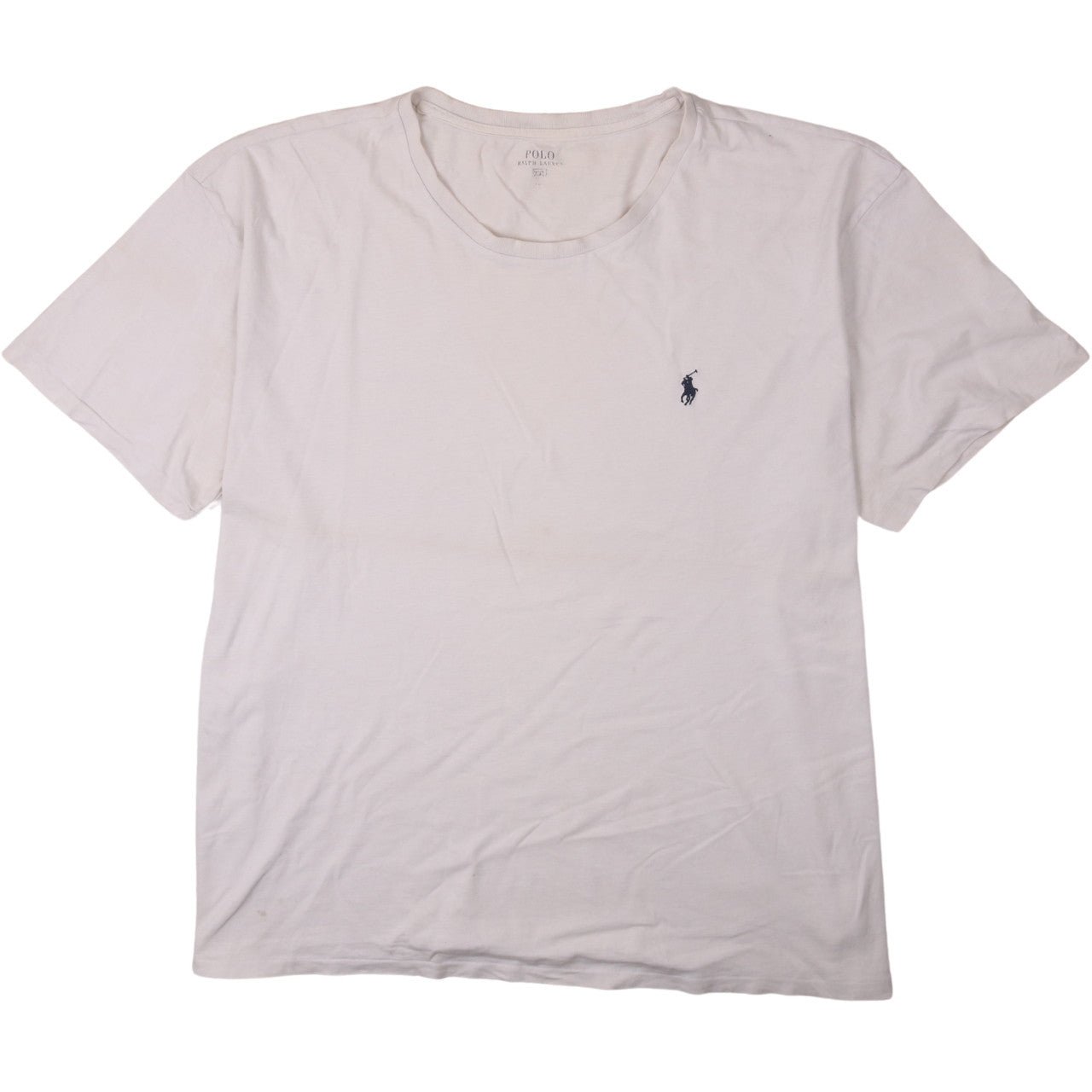 Polo Ralph Lauren Men's White Crew Neck Cotton T-Shirt XXL