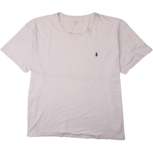 Polo Ralph Lauren Men's White Crew Neck Cotton T-Shirt XXL