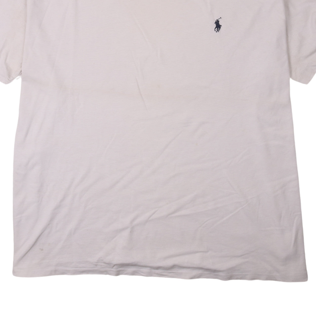 Polo Ralph Lauren Men's White Crew Neck Cotton T-Shirt XXL