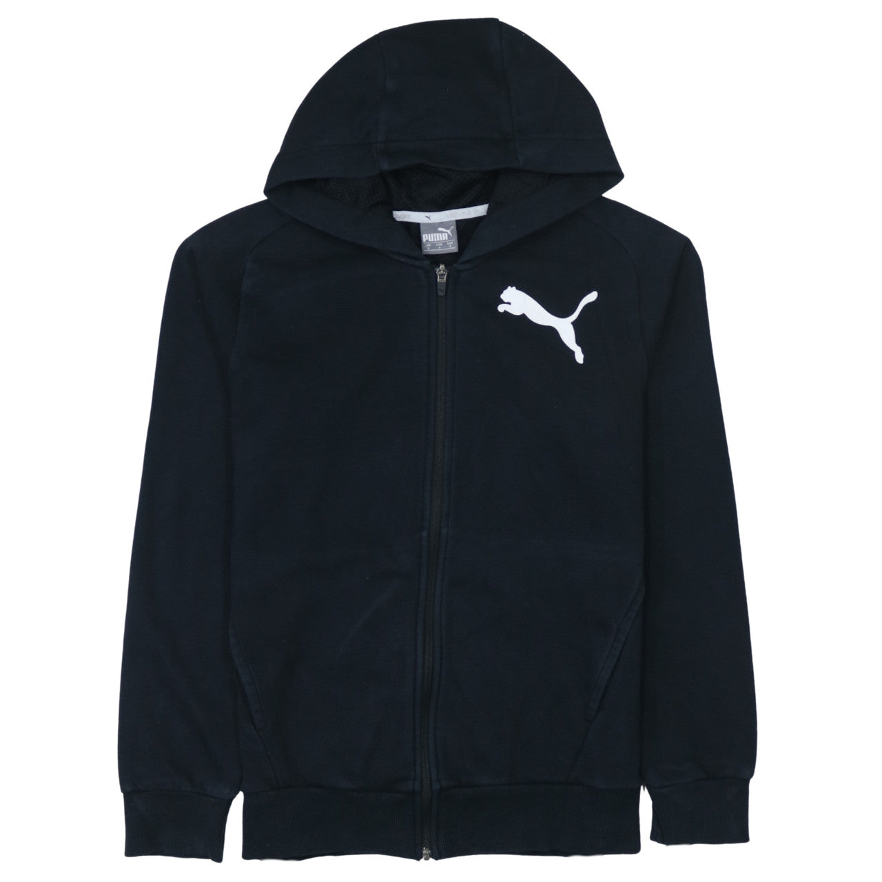 Puma Men’s Black Full Zip Hoodie Small Regular Fit