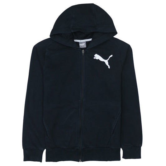 Puma Men’s Black Full Zip Hoodie Small Regular Fit