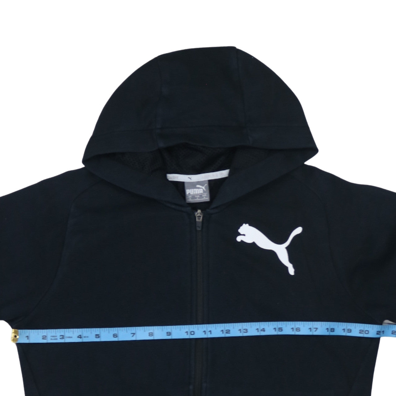 Puma Men’s Black Full Zip Hoodie Small Regular Fit