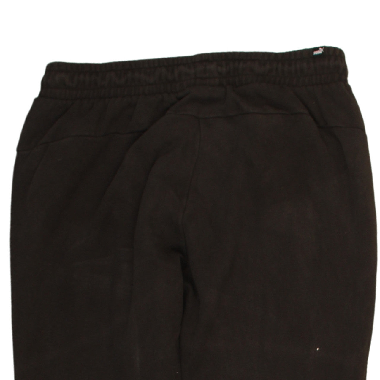 Puma Men's Black Jogger Trousers L Fleece Elastic Waist