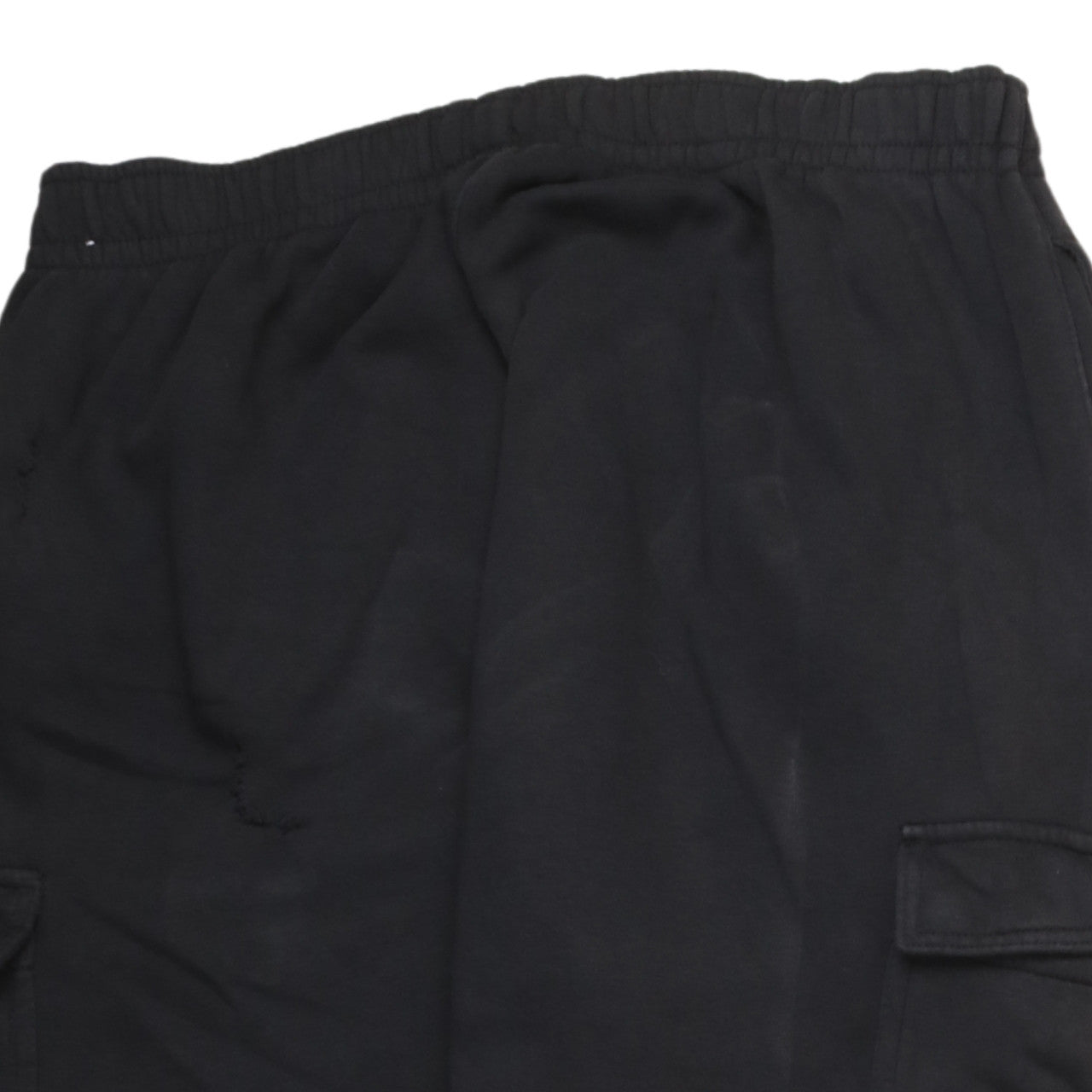 Nike Men's Black Cargo Jogger Trousers L Sportswear Fleece