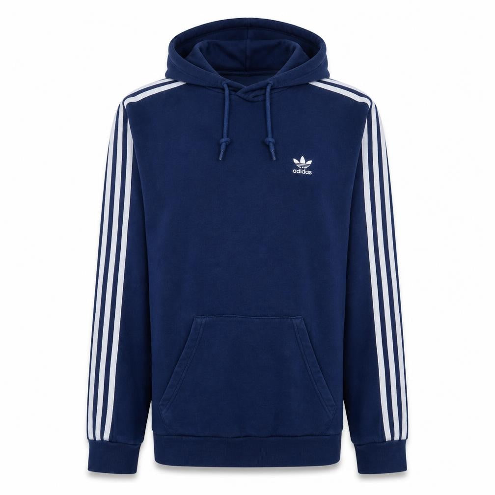 Adidas Men's Blue Pullover Hoodie Size M Sports Fleece