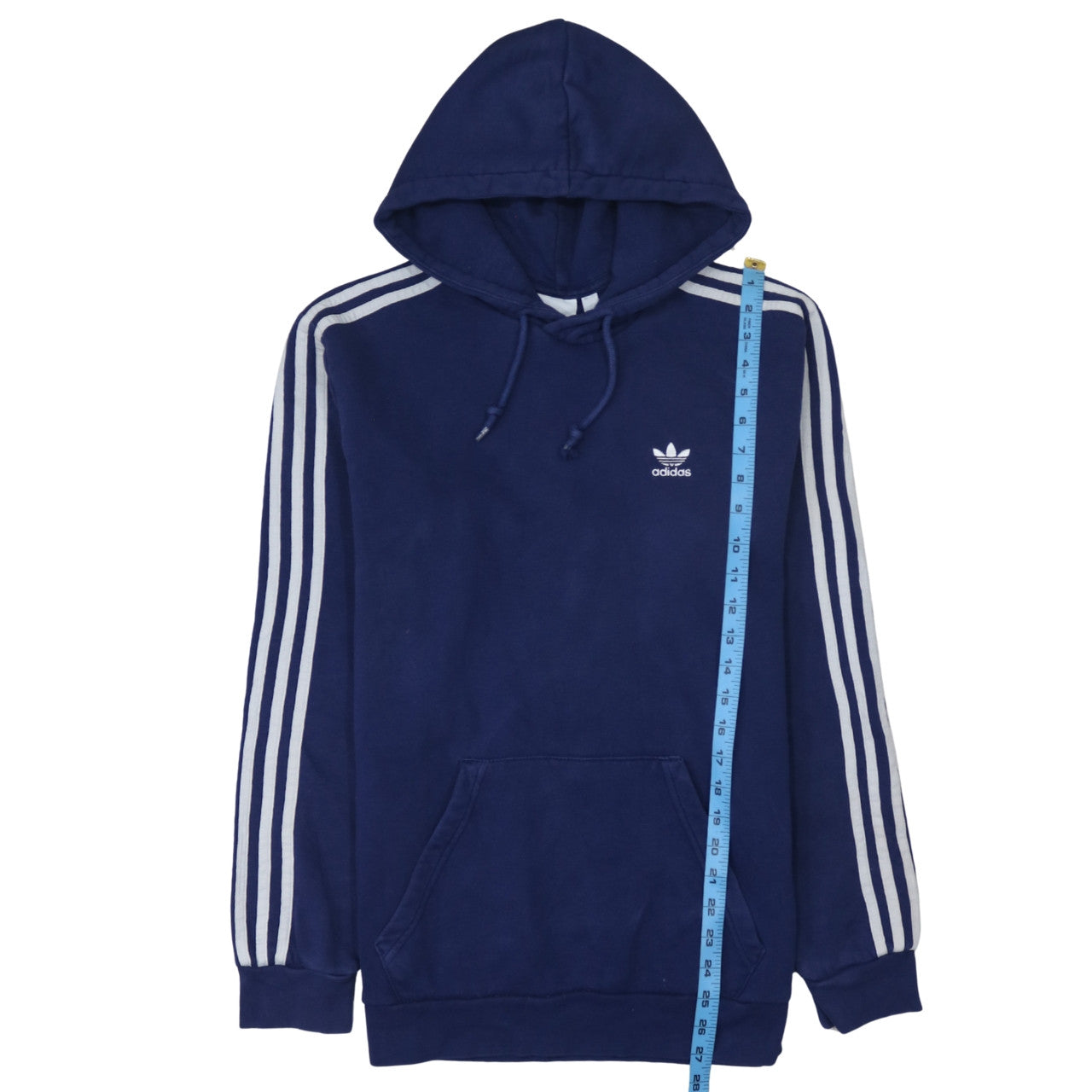 Adidas Men's Blue Pullover Hoodie Size M Sports Fleece