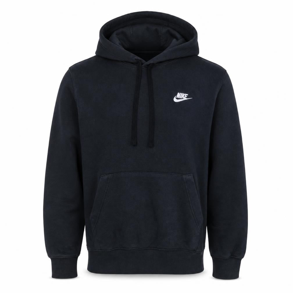 Nike Men's Black Pullover Hoodie Size S Regular Fit Sports Style