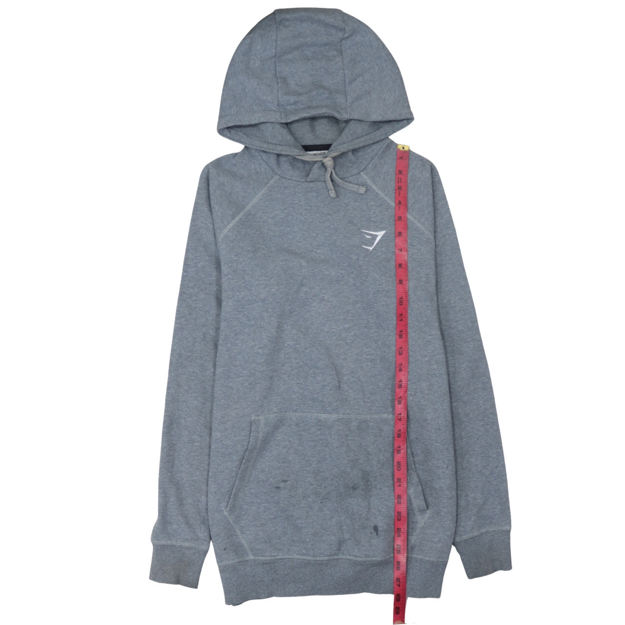 Gymshark Men’s Grey XS Pullover Hoodie Regular Fit Sportswear