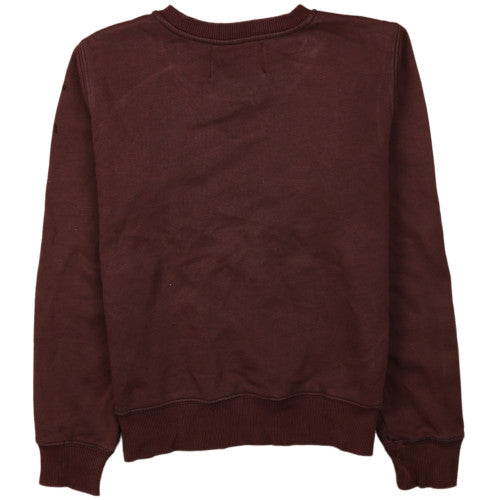 Calvin Klein Jeans Womens Brown XS Pullover Sweatshirt