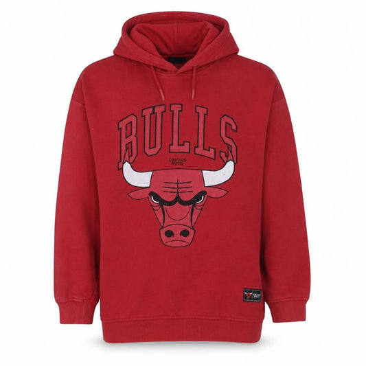 Primark NBA Chicago Bulls Red Women's Pullover Hoodie Size S 10/12