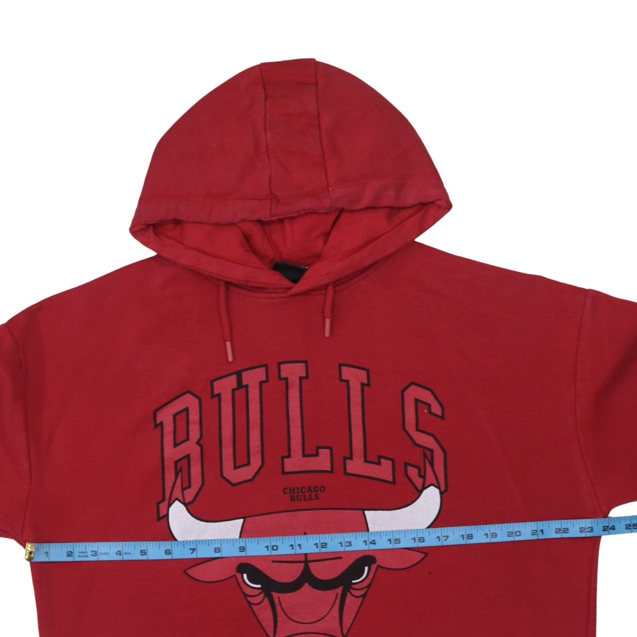 Primark NBA Chicago Bulls Red Women's Pullover Hoodie Size S 10/12