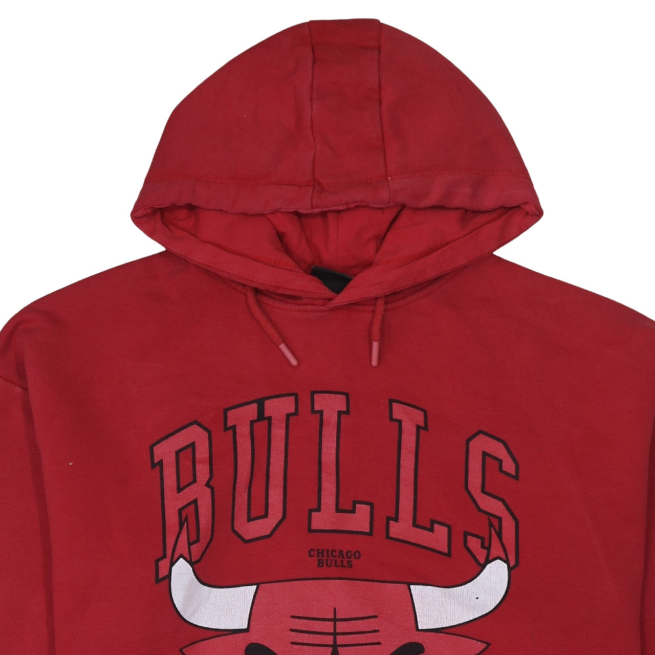 Primark NBA Chicago Bulls Red Women's Pullover Hoodie Size S 10/12